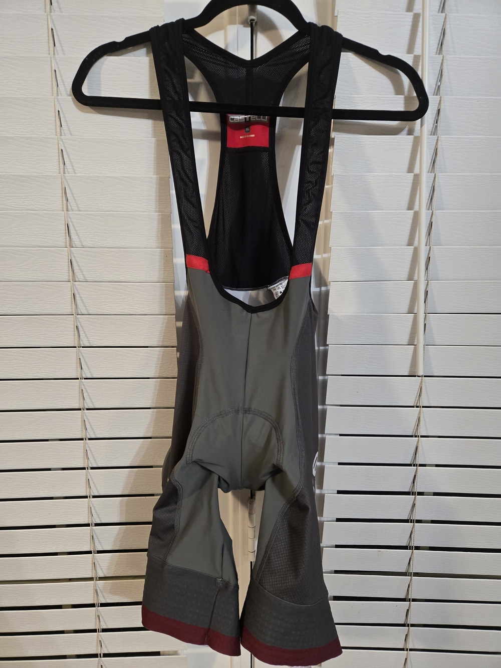 Castelli Cycling Bib Shorts with Black Straps Sz XL